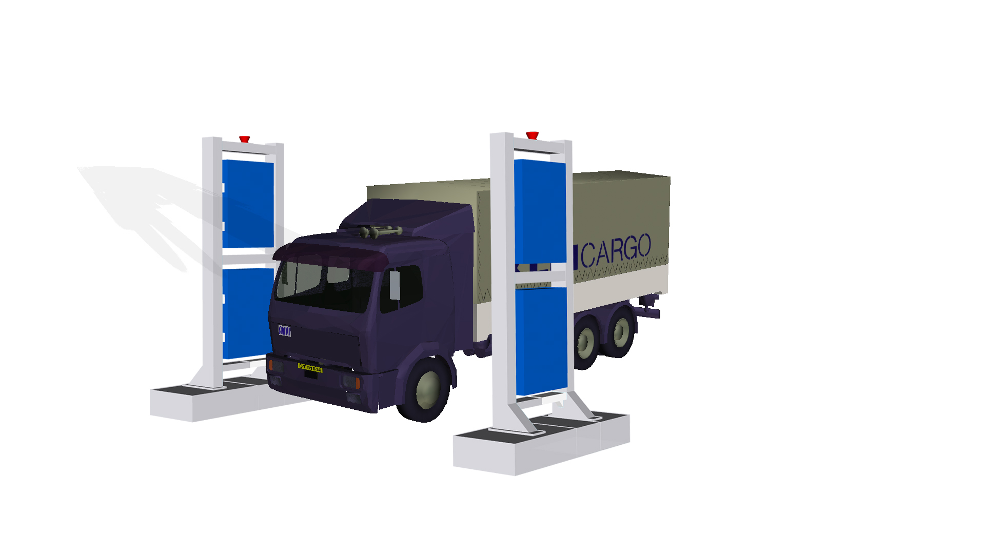 通道式車輛輻射監(jiān)測(cè)系統(tǒng)